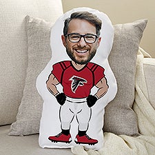 Atlanta Falcons Personalized Photo Football Character Pillow  - 48726