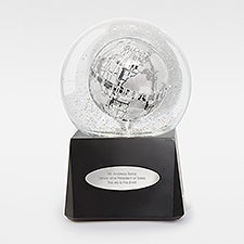 Engraved Success Is A Journey Spinning Musical Snow Globe    - 48843