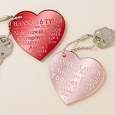 Our Life Together Personalized Heart Keychain - 48855