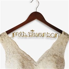 Custom Name Wedding Hanger - 48986D