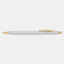 Engraved Cross Century Medalist Chrome &  23K Gold Ballpoint Pen - 49294