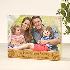 Create Your Own Acrylic Picture Frame with Engraved Wood Base  - 49343