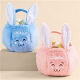 Bunny Ears Embroidered Plush Easter Treat Bag  - 49413