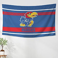 NCAA Kansas Jayhawks Personalized Wall Tapestry - 49770