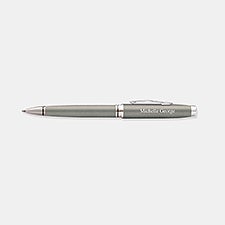 Engraved Cross Coventry Gunmetal Grey & Chrome Ballpoint Pen   - 49883