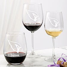 NFL Arizona Cardinals Wine Glass Collection - 50003