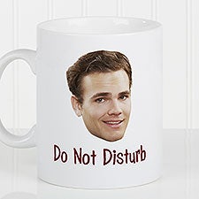 Photo Face Cutout Personalized Oversized Coffee Mug  - 50286