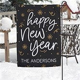 Cheers to the New Year Personalized Garden Flag - 50479