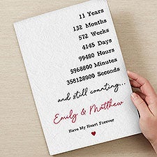 My Forever Personalized Oversized Greeting Card  - 50494