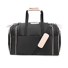 Debossed Black Nylon Duffle Bag - 50552