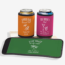 Social Club Personalized Beer Can & Bottle Wrap - 50780