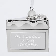 Engraved Cake Slice Ornament by Jessie James Decker - 51310
