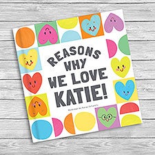 Reasons Why I Love You Personalized Book  - 51763D