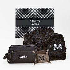 Personalized Luxury Robe Gift Set For Him - 51959