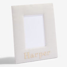 Personalized Solid Shantung Baby Photo Frame - 52001D
