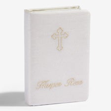 Personalized Baby Solid Shantung Children's Bible - 52028D