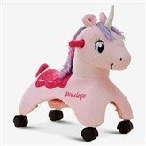 Personalized Radio Flyer Shimmer the Magical Touch Unicorn Riding Toy - 52396