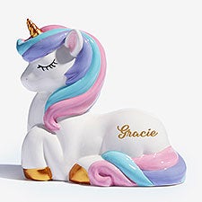 Unicorn Personalized Ceramic Bank - 52510