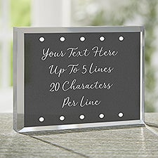 Write Your Own Message Personalized Acrylic Keepsake  - 52545
