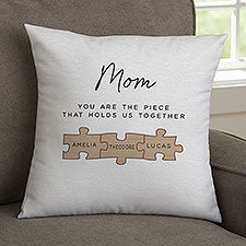Her Puzzle Pieces Personalized Throw Pillows - 52605