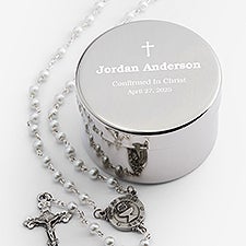 Confirmation Cross Personalized Rosary Case - 52770