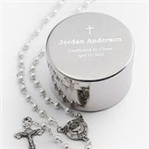 Confirmation Cross Personalized Rosary Case - 52770