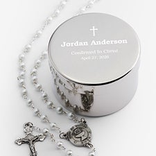 Confirmation Cross Personalized Rosary Case - 52770