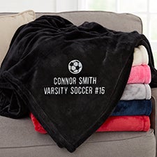 Choose Your Sports Icon Embroidered Fleece Throw - 52810