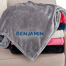  Shadow Name Embroidered Fleece Throw - 52812