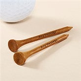 Personalized Engraved Wood Golf Tees - 52921