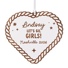 Engraved Heart Gift Tag & Ornament by Jessie James Decker - 52941