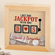 Hit The Jackpot Personalized Bank - 52963