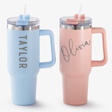 Your Name Engraved Stainless Steel Tumbler - 40 oz - 53015