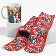 Romantic Photo Mug and Socks Gift Set - 53023