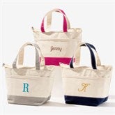 Embroidered Canvas Lunch Bag  - 53027