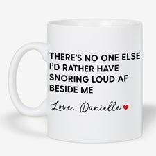Snoring Beside Me Personalized Oversized Coffee Mug - 30 oz - 53136