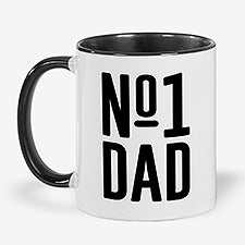#1 Dad Personalized Coffee Mugs - 53297