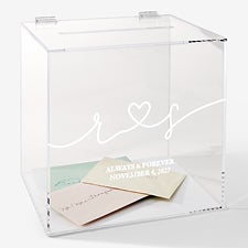 Engraved Drawn Together by Love Acrylic Card Box by Jessie James Decker - 53440