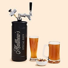 Write Your Own Engraved Stainless Steel Mini Keg - 53640