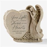 Light Up Memorial Angel Solar LED Garden Stone - 53648