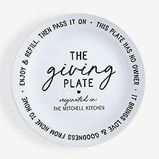 Giving Plate Personalized 10" Polymer Plate  - 53657