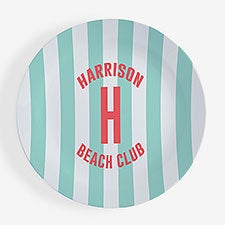 Sunkissed Stripes Personalized Polymer Plate  - 53660