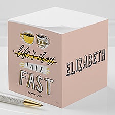 Gilmore Girls Life's Shorts Personalized Paper Note Cube  - 53755