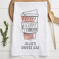 Gilmore Girls Coffee Please Personalized Tea Towel  - 53774