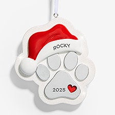 Pet Paw Personalized Ornament  - 53783