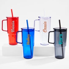 Clear Personalized Acrylic Tumbler - 54009