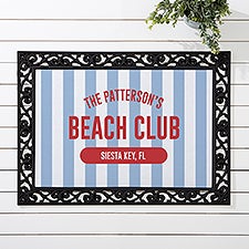 Sunkissed Stripes Personalized Doormats - 54161