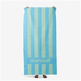 Summer Stripes Personalized Beach Towel - 54232