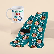 Favorite Child Mug and Photo Socks Mother's Day Gift Bundle  - 54269