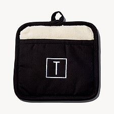 Initial Embroidered Pot Mitt - 54331